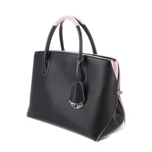 Christian Dior Open Bar Leather Tote Handbag